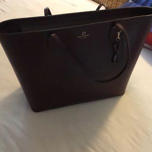 Smooth Burgundy Leather Kate Spade bag